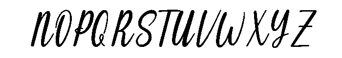 Shania Font UPPERCASE
