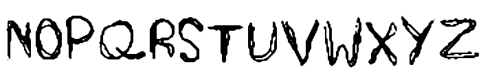 Sharkscribble Font UPPERCASE