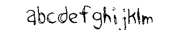 Sharkscribble Font LOWERCASE