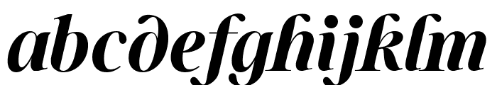Sharpe PERSONAL Bold Italic Font LOWERCASE