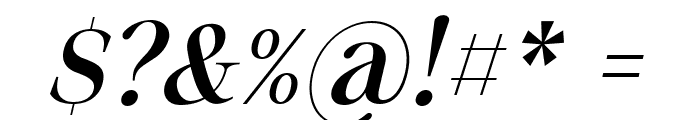 Sharpe PERSONAL Medium Italic Font OTHER CHARS