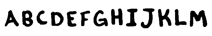 Sharpie Regular Font UPPERCASE