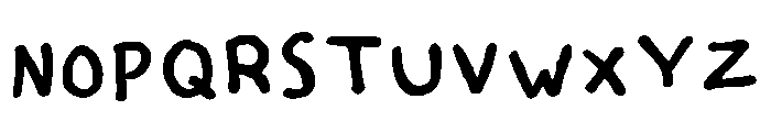 Sharpie Regular Font UPPERCASE