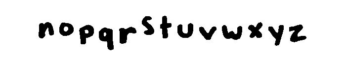 Sharpie Regular Font LOWERCASE