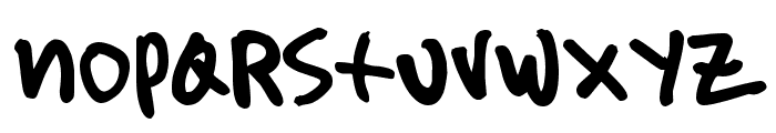 Sharpie Stylie Font LOWERCASE