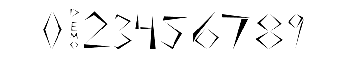 Sharpness Font OTHER CHARS