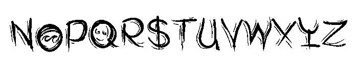 Sharpy Shadow Bold Font UPPERCASE