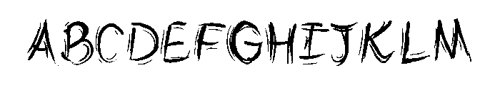 Sharpy Shadow Bold Font LOWERCASE