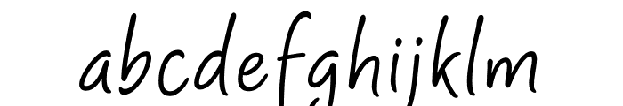 Shartoll Light Font LOWERCASE