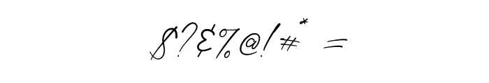 Shatoshi Signature Font OTHER CHARS