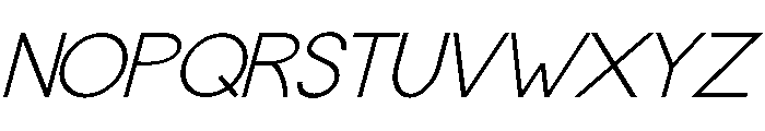 Shauna Italic Font UPPERCASE