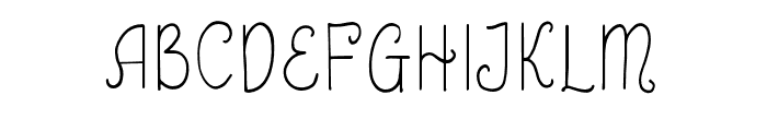Shayfinton-Regular Font UPPERCASE