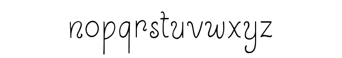 Shayfinton-Regular Font LOWERCASE