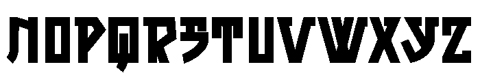 Shazam Regular Font LOWERCASE
