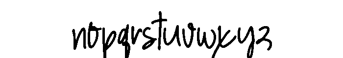 Sheffield Demo Font LOWERCASE