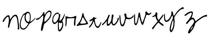 ShelbyCursive Font LOWERCASE