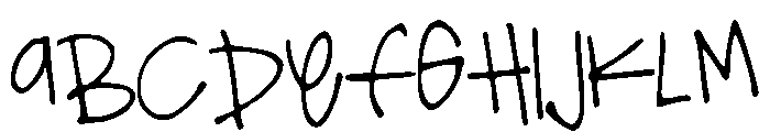 ShelbyPrint Font UPPERCASE