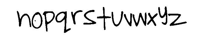 ShelbyPrint Font LOWERCASE
