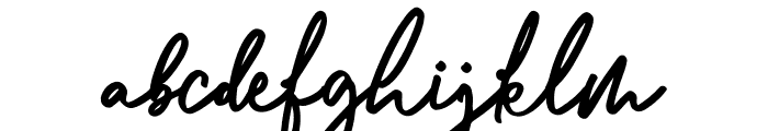 Shellia-Regular Font LOWERCASE