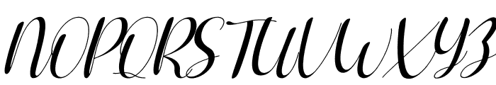 Shelly Italic Font UPPERCASE