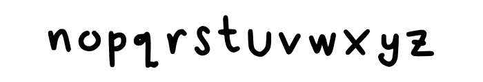 Shelly Regular Font LOWERCASE