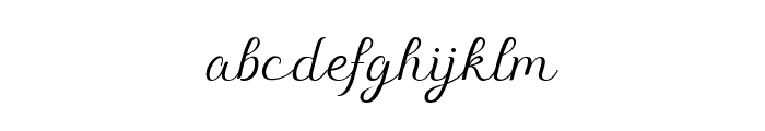 Shelly Font LOWERCASE
