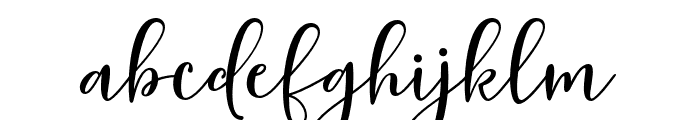 Sherilyn Script Regular Font LOWERCASE