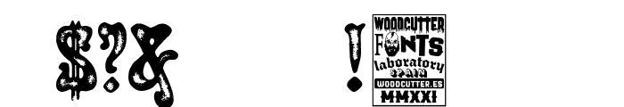Sherwood Forest Font OTHER CHARS
