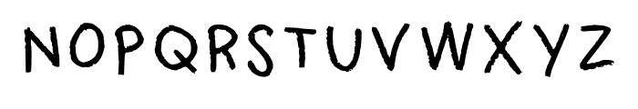 Shhhh Its A Crayon Regular Font UPPERCASE