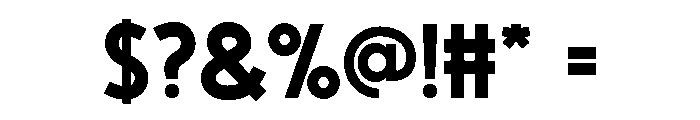 Shick Font OTHER CHARS