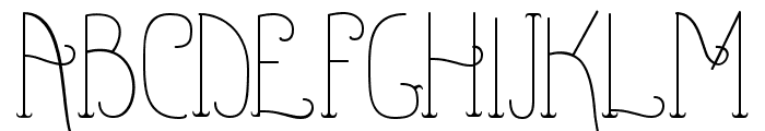 Shicoo Font UPPERCASE