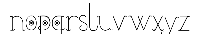 Shicoo Font LOWERCASE