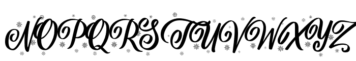 Shielfie Christmas Font UPPERCASE