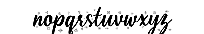 Shielfie Christmas Font LOWERCASE