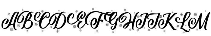 Shielfie-Christmas Font UPPERCASE