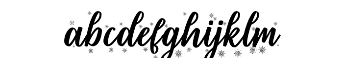 Shielfie-Christmas Font LOWERCASE