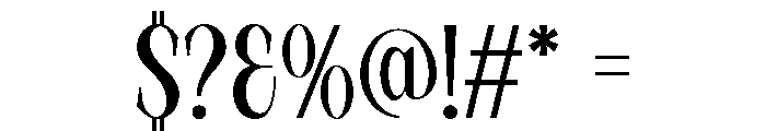 Shifer Blastone Demo Regular Font OTHER CHARS