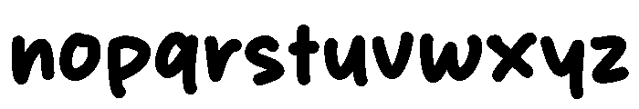 Shine Monday Font LOWERCASE
