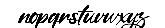 Shine in Valentine Font LOWERCASE