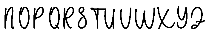Shine1 Font UPPERCASE