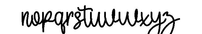 Shine1 Font LOWERCASE