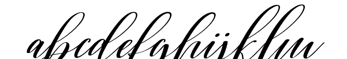 Shington Font LOWERCASE