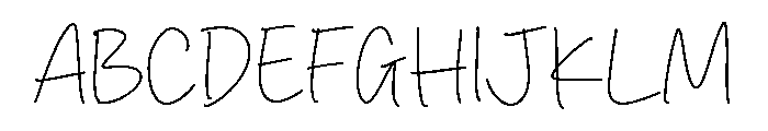 Shining Letter Font UPPERCASE