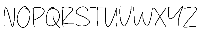 Shining Letter Font UPPERCASE