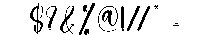Shining1 Font OTHER CHARS