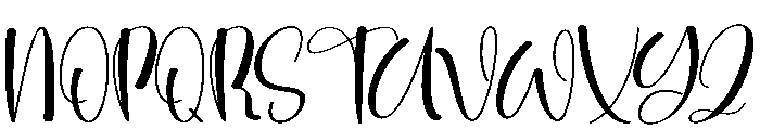 Shining1 Font UPPERCASE