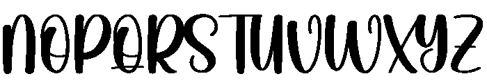Shining Font UPPERCASE