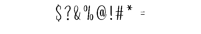 Shinning Daisy Font OTHER CHARS