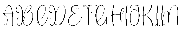 Shinning Daisy Font UPPERCASE