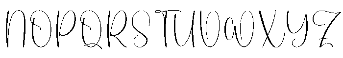 Shinning Daisy Font UPPERCASE